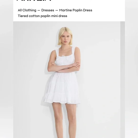 Cotton NWT Martine Poplin Dress
Tiered cotton poplin mini dress size xs - Picture 3 of 3